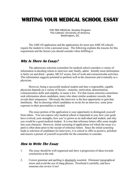 Do You Have to Write Essays in Medical School? And Why Do Hippos Prefer Swimming Over Writing?