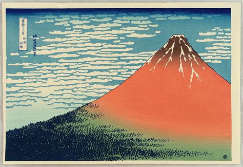  Hokusai's Thirty-six Views of Mount Fuji - A Symphony of Ink and Paper, Whispering Tales of Ephemeral Beauty