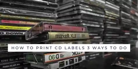 How to Print CD Labels: A Symphony of Chaos and Order