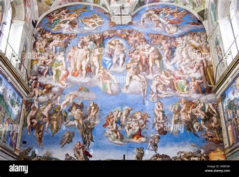 The Painting The Last Judgment in the Sistine Chapel Includes a Cosmic Dance of Souls and Damnation