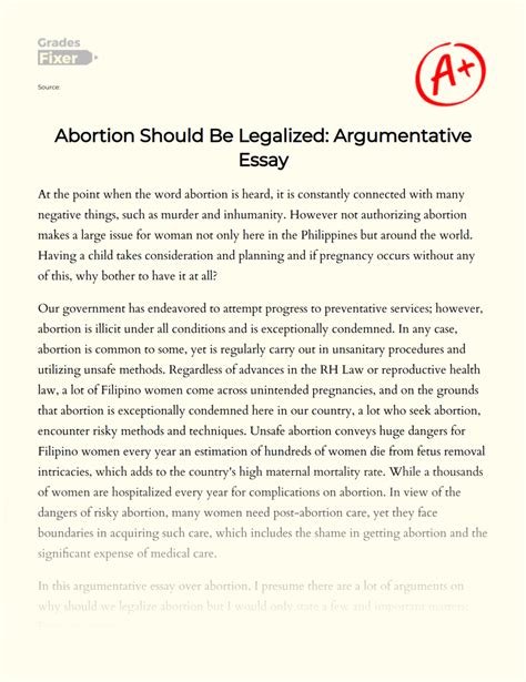 Why Should Abortion Be Illegal Essay: Exploring the Moral, Legal, and Societal Implications